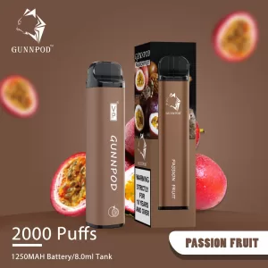 GUNNPOD PASSION FRUIT 2000 PUFFS