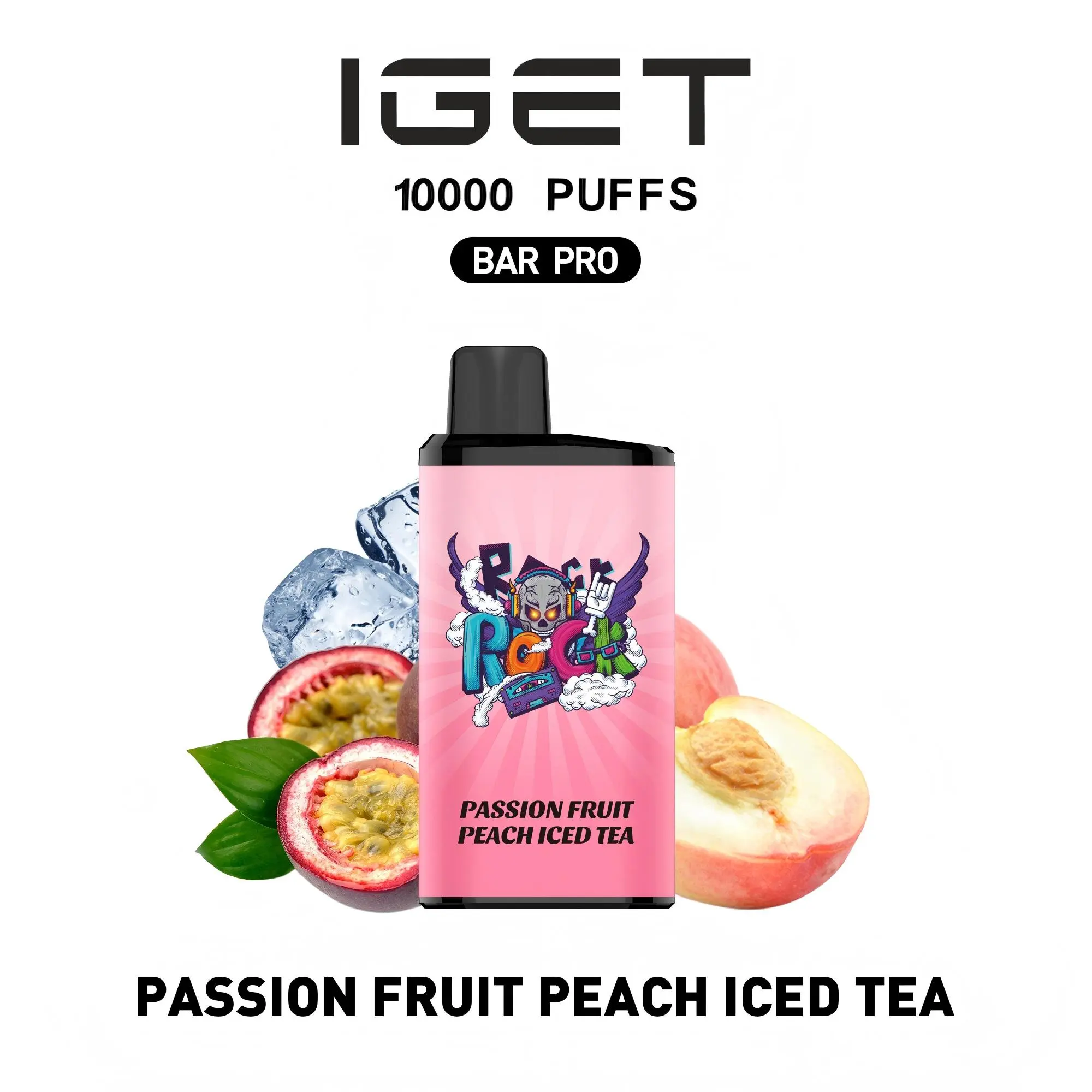IGET Bar Pro 10000 Puffs Passion Fruit Peach Iced Tea — Disposable Vape Australia