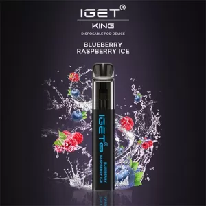 IGET KING BLUEBERRY RASPBERRY ICE – 2600 PUFFS