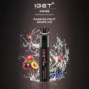 IGET KING PASSIONFRUIT GRAPE ICE – 2600 PUFFS