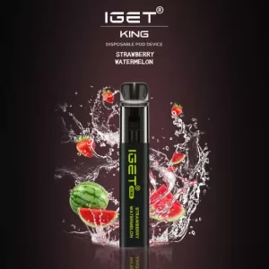 IGET KING STRAWBERRY WATERMELON – 2600 PUFFS