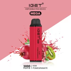 IGET MEGA KIWI POMEGRANATE – 3000 PUFFS