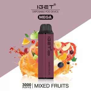 IGET MEGA MIXED FRUIT – 3000 PUFFS