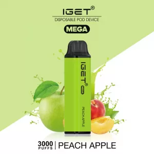 IGET MEGA PEACH APPLE – 3000 PUFFS