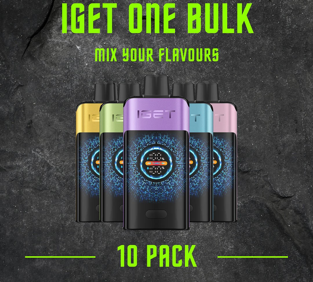 iget one vape 10 pack authentic disposable vapes in bulk