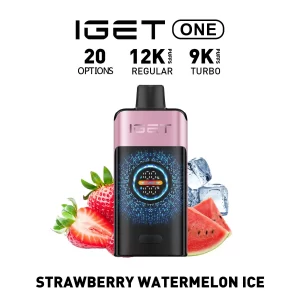 IGET ONE Vape 12000 PUFFS STRAWBERRY WATERMELON ICE