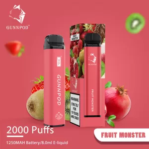 GUNNPOD FRUIT MONSTER 2000 PUFFS