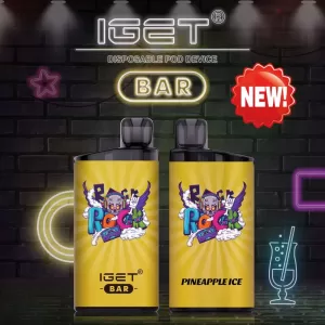 IGET BAR PINEAPPLE ICE-3500 PUFFS