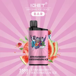IGET STRAWBERRY WATERMELON ICE – 3500 PUFFS